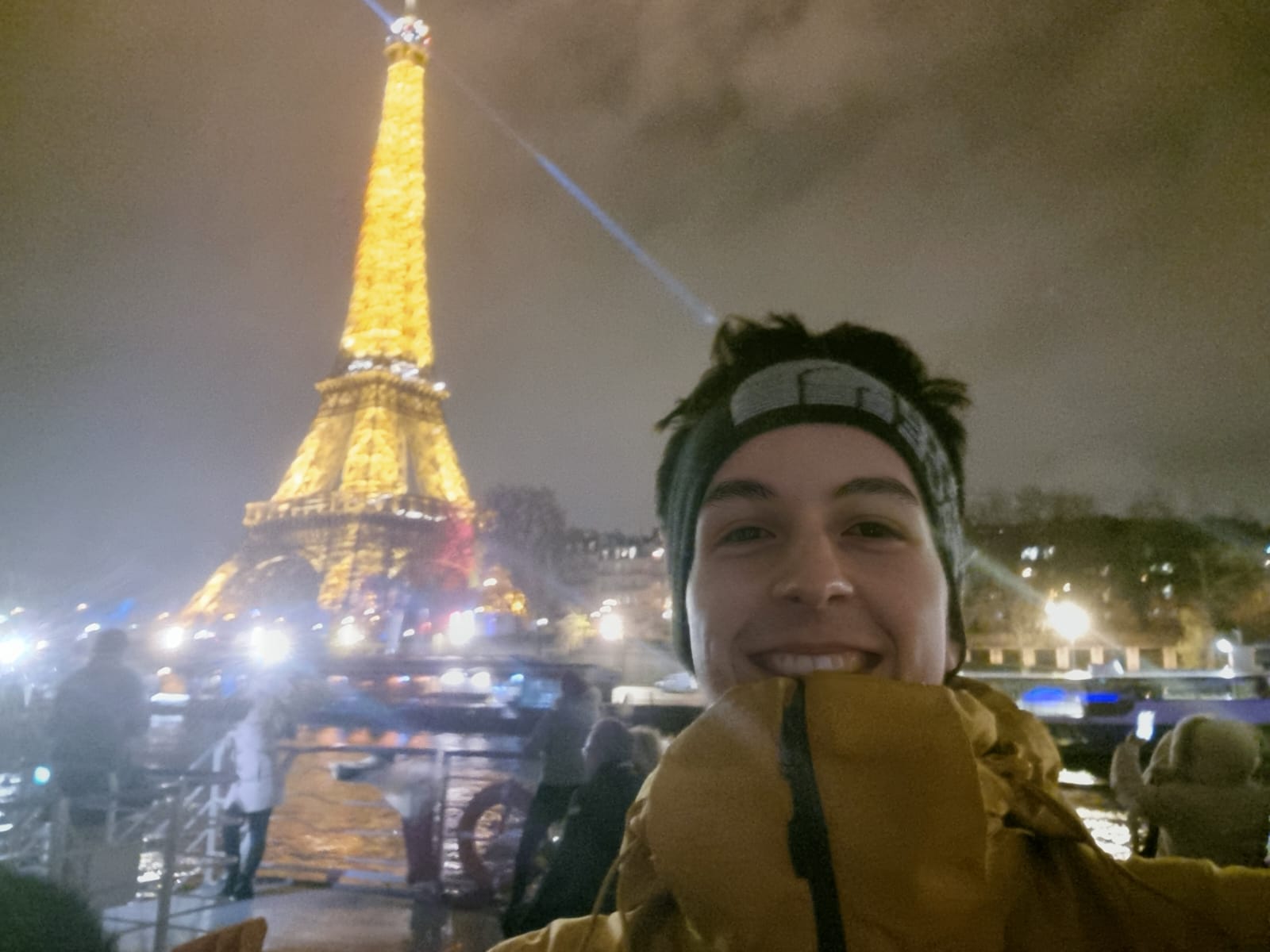 Boat ride in Paris, December 2025